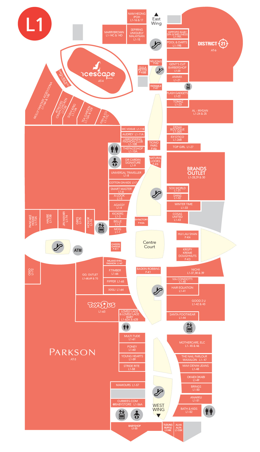 Mall Map - IOI City Mall Sdn Bhd