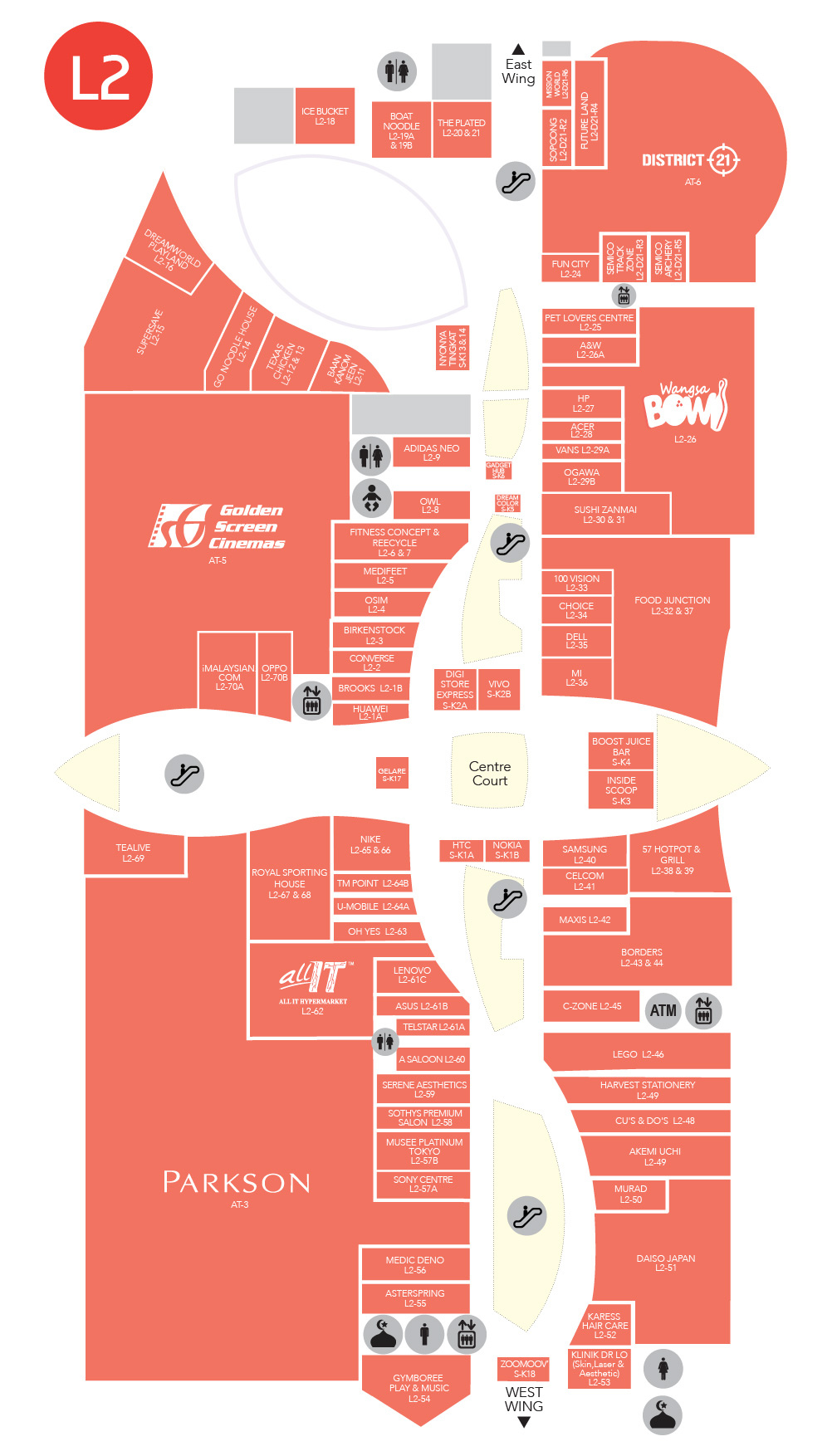 Mall Map - IOI City Mall Sdn Bhd