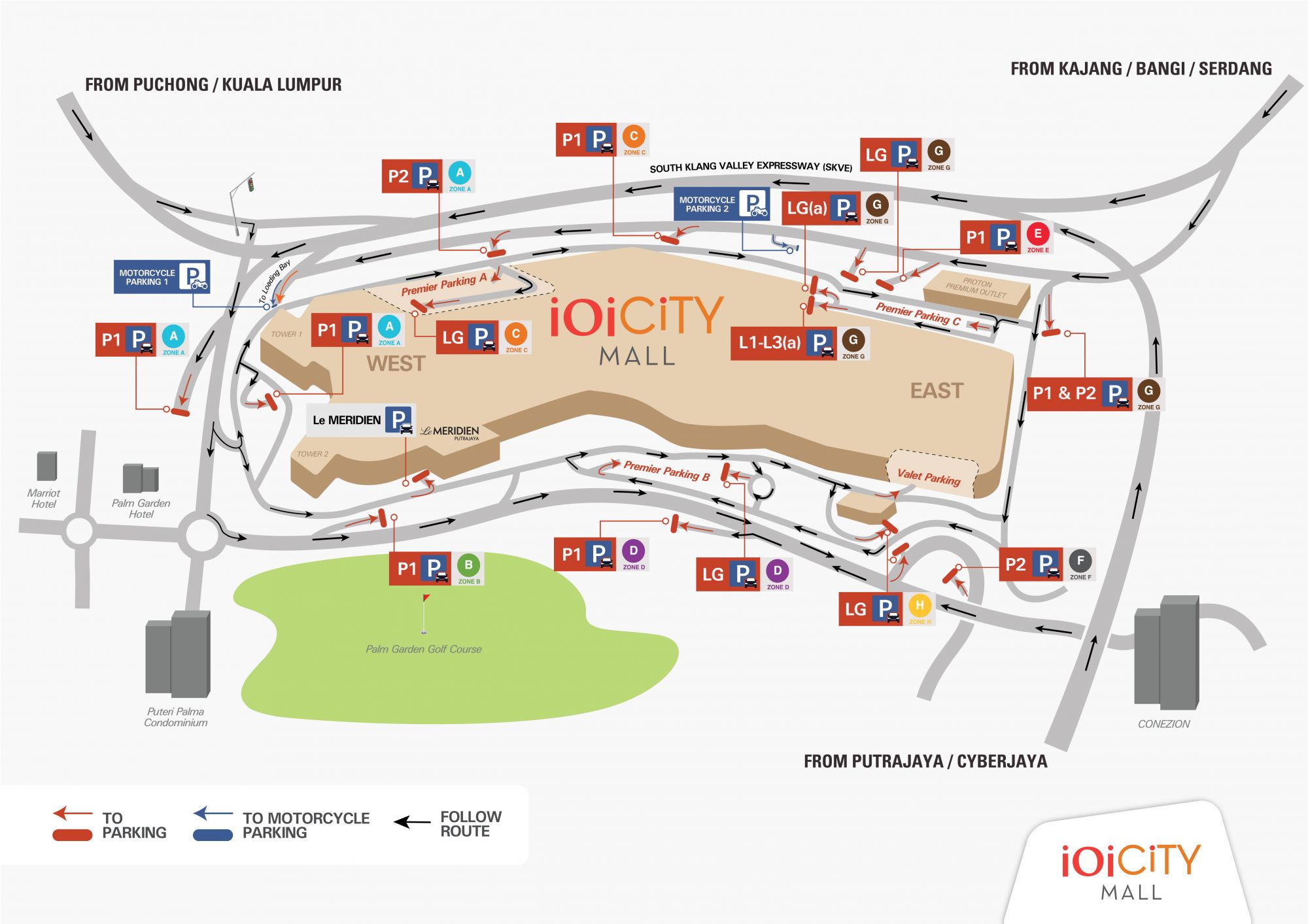 Location & Getting Here - IOI City Mall Sdn Bhd