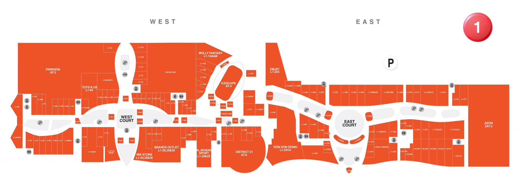 Mall Map - IOI City Mall Sdn Bhd