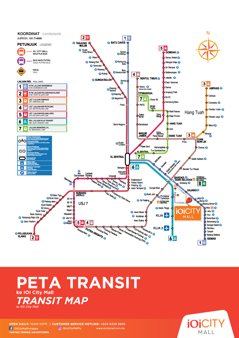 Location & Getting Here - IOI City Mall Sdn Bhd