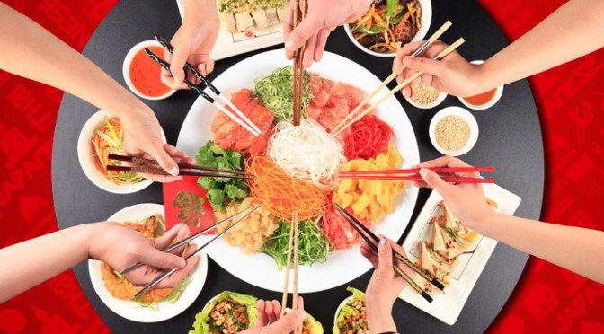 Scrumptious Yee Sang Feasts in IOI City Mall